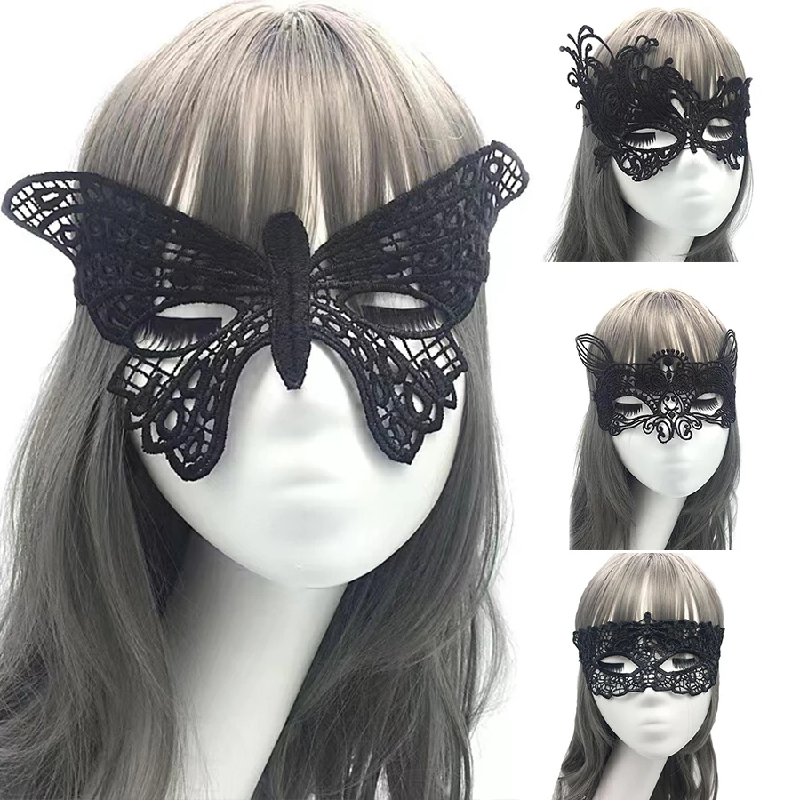Sexy Women Lace Mask Cosplay Halloween Party Carnival Costumes Accesorries Gothic Half Face Animal Masques For Girls
Sexy Women Lace Mask Cosplay Halloween Party Carnival Costumes Accesorries Gothic Half Face Animal Masques For Girls