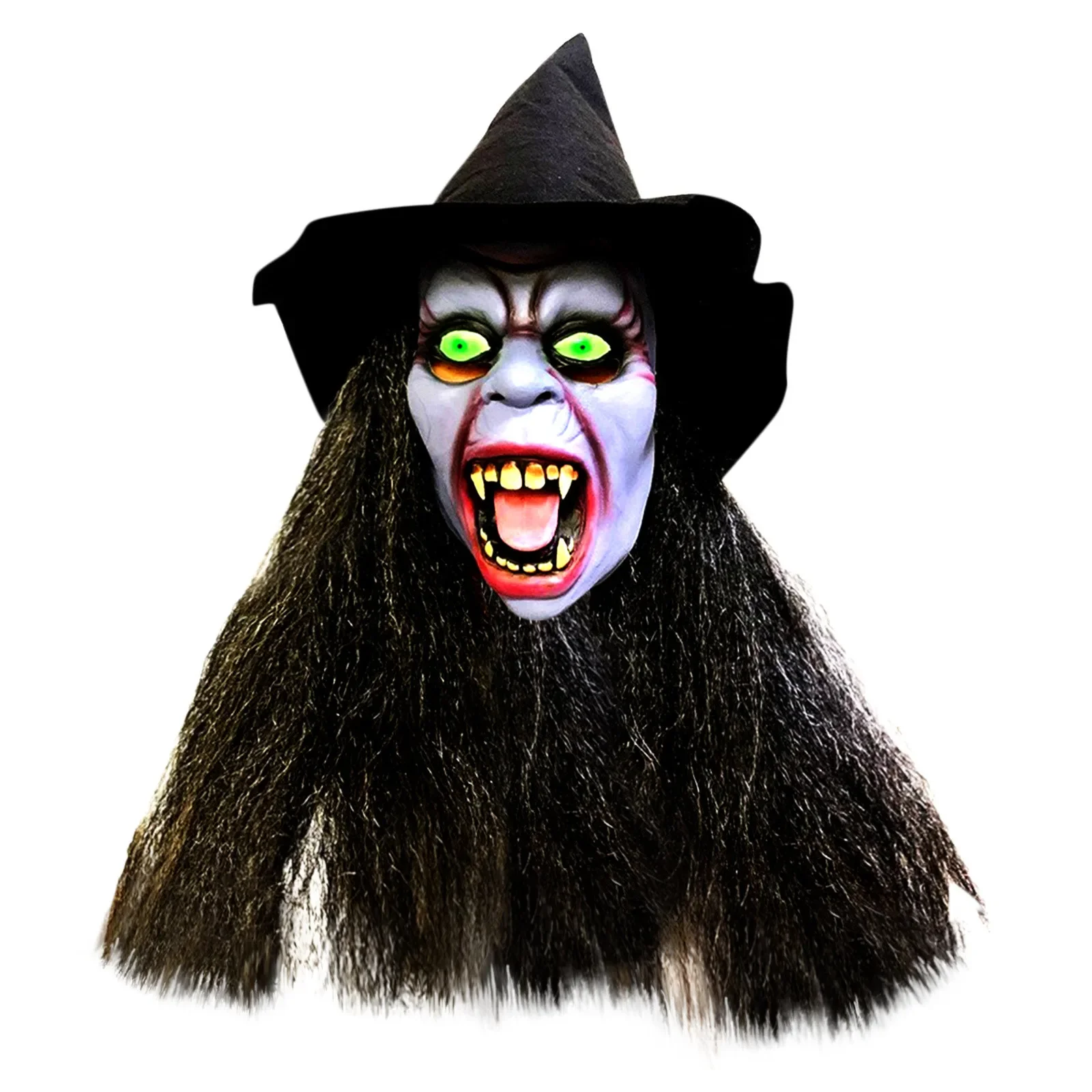 1pc Halloween Long Hair Ghost Face Mask Horror Witch Mask Scary Latex Head With Hat Dance Performance Props Halloween Gifts
1pc Halloween Long Hair Ghost Face Mask Horror Witch Mask Scary Latex Head With Hat Dance Performance Props Halloween Gifts