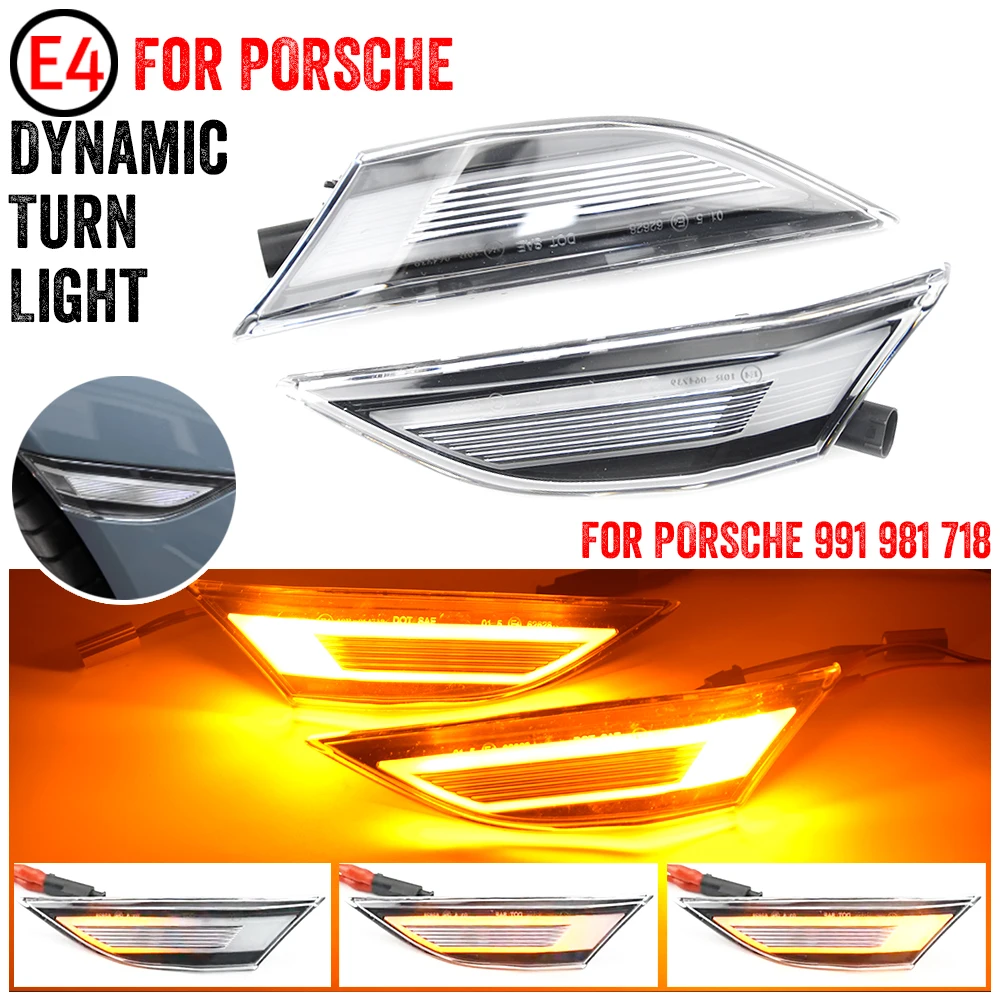 For Porsche Boxster Cayman 982 981 718 Spyder 991 911 Carrera Dynamic LED Side Marker Light Turn Signal Blinker Indicator Lamp
For Porsche Boxster Cayman 982 981 718 Spyder 991 911 Carrera Dynamic LED Side Marker Light Turn Signal Blinker Indicator Lamp