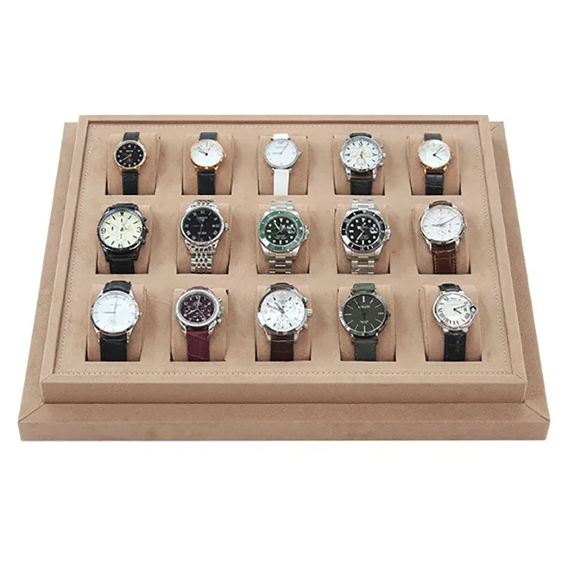 Velvet Watch Box Organizer 24 Slots Watch Stand Large Watch Boxes Organizer Men Mechanical Wrist Tray Display for Watch Store
Velvet Watch Box Organizer 24 Slots Watch Stand Large Watch Boxes Organizer Men Mechanical Wrist Tray Display for Watch Store
