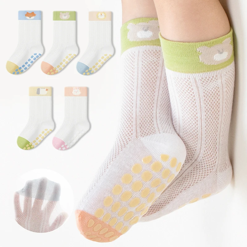Summer Mesh Breathable Baby Anti-slip Socks Cute Cartoon Soft Cotton Non-slip Toddler Socks Newborn Infant Floor Socks
Summer Mesh Breathable Baby Anti-slip Socks Cute Cartoon Soft Cotton Non-slip Toddler Socks Newborn Infant Floor Socks