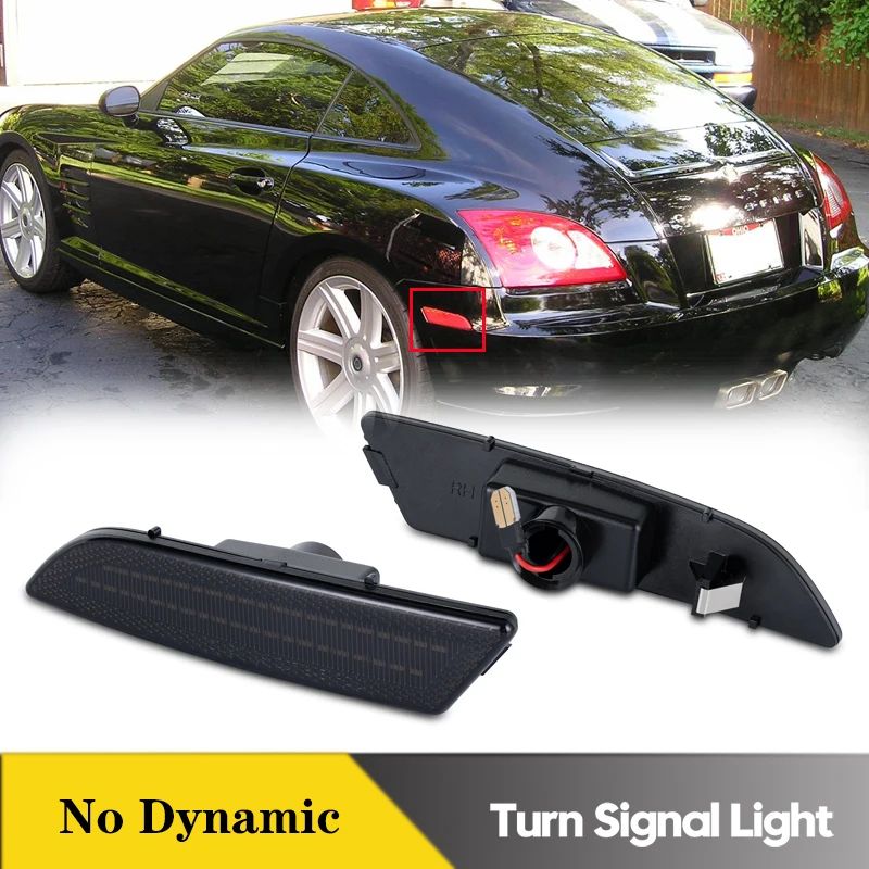2Pcs Canbus LED Rear Bumper Red Side Marker Parking Lights Stoplight Lamps For Chrysler Crossfire 2004-2008 Smoked OEM#5097519AA
2Pcs Canbus LED Rear Bumper Red Side Marker Parking Lights Stoplight Lamps For Chrysler Crossfire 2004-2008 Smoked OEM#5097519AA
