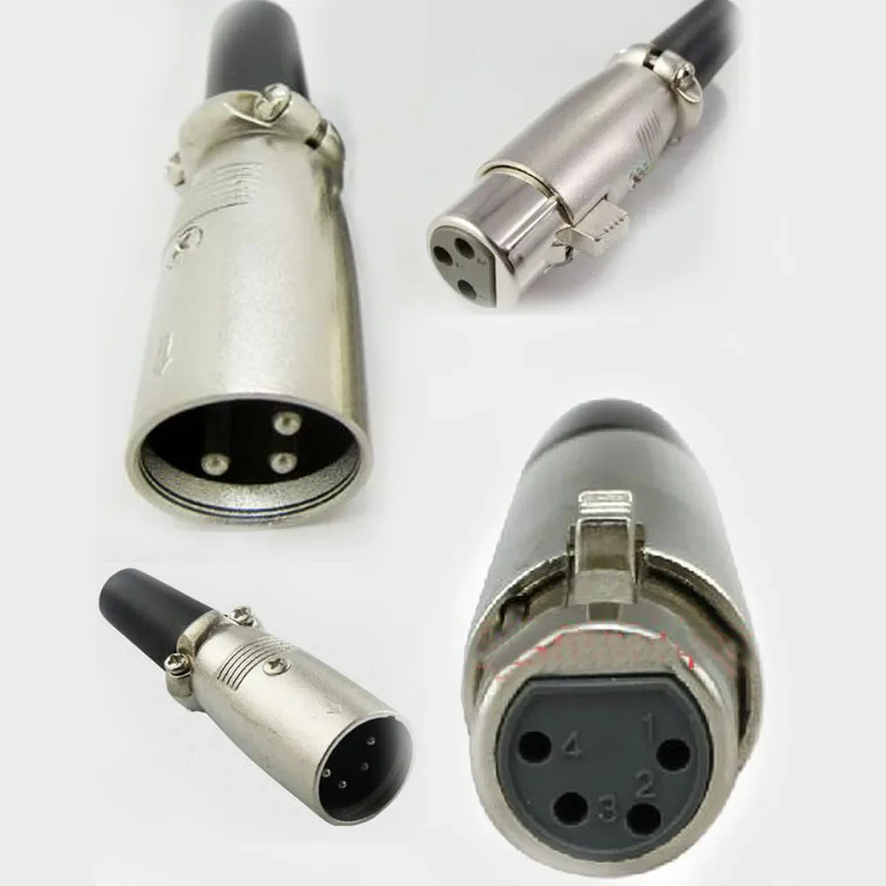 Banggood 1pcs XLR 3pin or 4pin Microphone Mic Speaker AMP Male or Female Audio Cable Connector Plug Adapter
Banggood 1pcs XLR 3pin or 4pin Microphone Mic Speaker AMP Male or Female Audio Cable Connector Plug Adapter