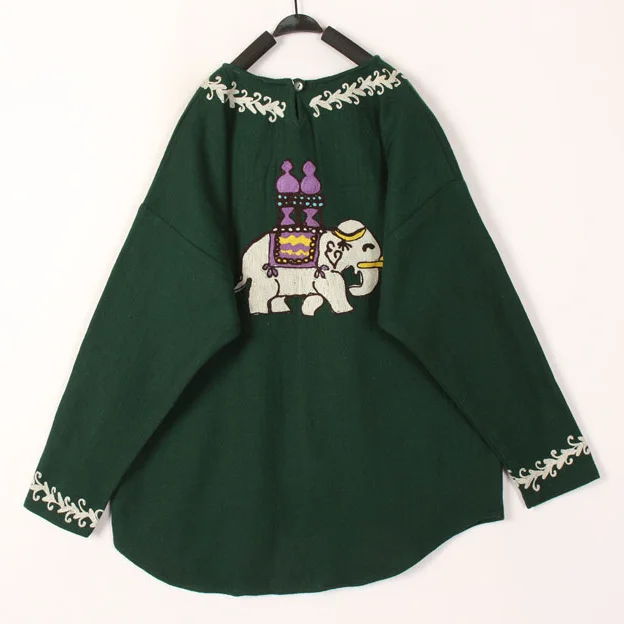 Винтажный шерстяной кардиган в этническом стиле с вязаными элементами, в японском стиле Харадзюку, с длинными рукавами, круглым вырезом, средней длины
Винтажный шерстяной кардиган в этническом стиле с вязаными элементами, в японском стиле Харадзюку, с длинными рукавами, круглым вырезом, средней длины