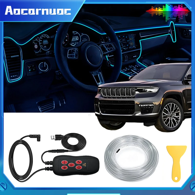 For Jeep Grand Cherokee ZJ WJ WK WK2 1993-2023 LED Car Interior Ambient Strip Lights RGB Ambiance Cold Light Neon Light
For Jeep Grand Cherokee ZJ WJ WK WK2 1993-2023 LED Car Interior Ambient Strip Lights RGB Ambiance Cold Light Neon Light