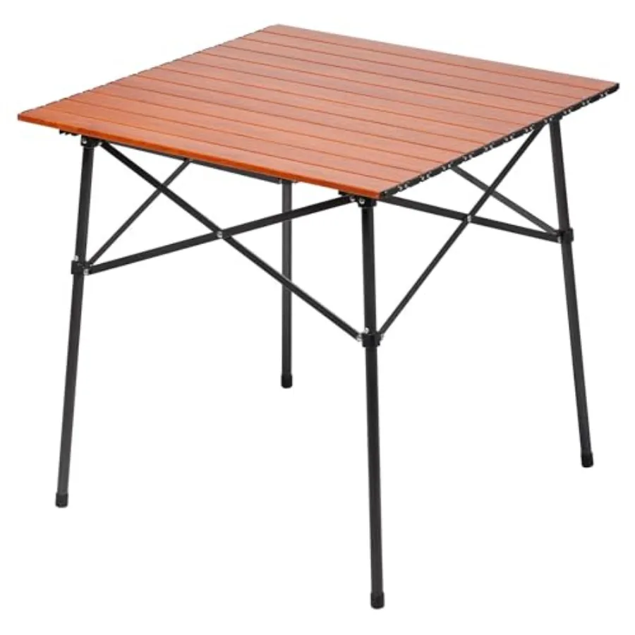 Lightweight Aluminum Folding Square Table Roll Up Top 4 People Compact Table with Carry Bag for Camping, Picnic, Backyards, BBQ
Lightweight Aluminum Folding Square Table Roll Up Top 4 People Compact Table with Carry Bag for Camping, Picnic, Backyards, BBQ