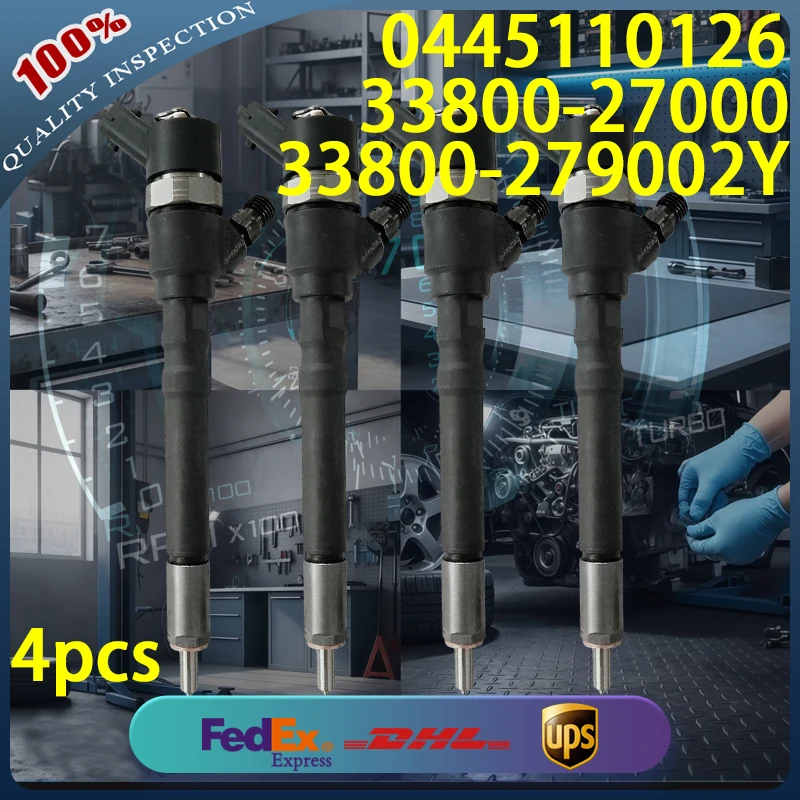 0445110126 High Quality Common Rail Diesel Injector 33800-279002Y 33800-27000 for Hyundai Accent Kia Sportage 2.0 CRDi Engine
0445110126 High Quality Common Rail Diesel Injector 33800-279002Y 33800-27000 for Hyundai Accent Kia Sportage 2.0 CRDi Engine