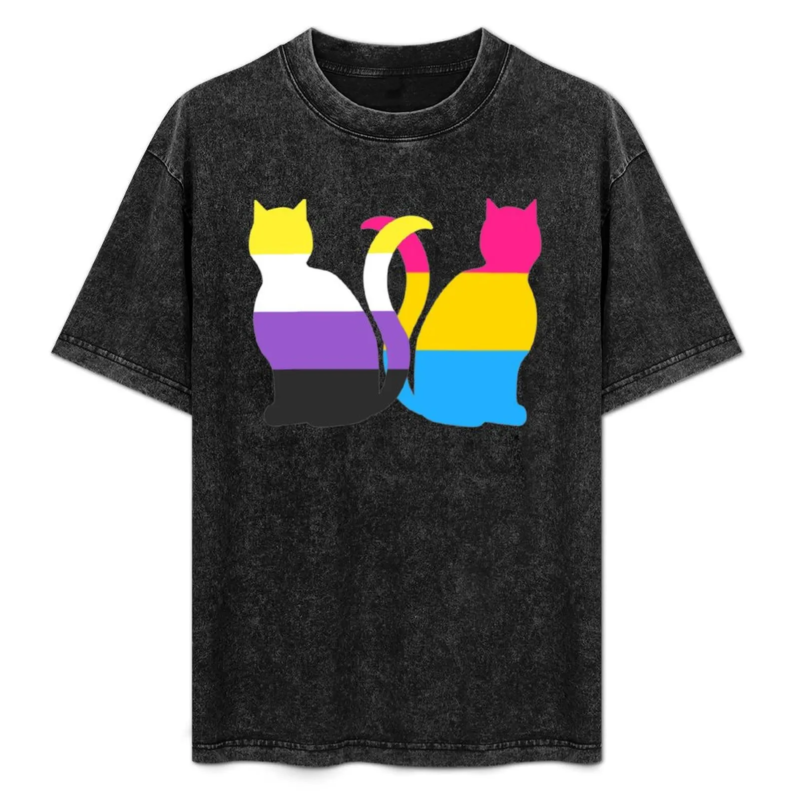 Nonbinary Pansexual Pride Cats T-Shirt Big and Tall Casual T-Shirt
Nonbinary Pansexual Pride Cats T-Shirt Big and Tall Casual T-Shirt
