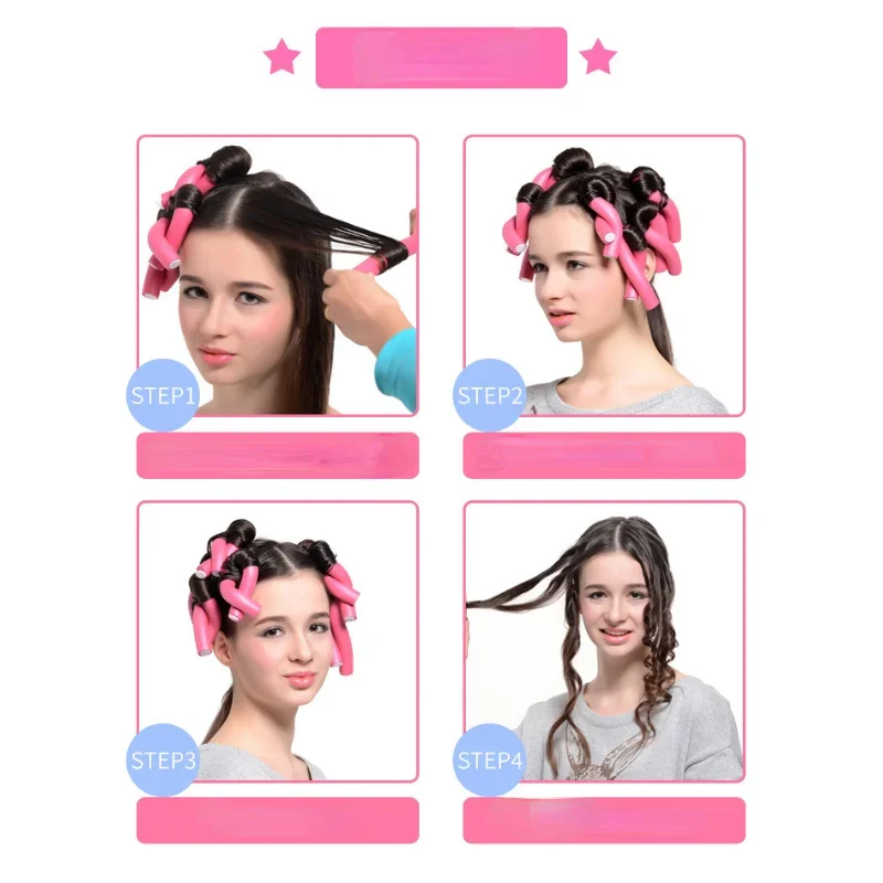 DIY Hair Styling Tool, 10pcs Soft Foam Bendy Hair Rollers, Spiral Roller Curlers, Hair curler modeler
DIY Hair Styling Tool, 10pcs Soft Foam Bendy Hair Rollers, Spiral Roller Curlers, Hair curler modeler