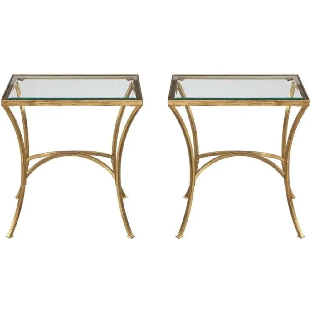Special OfferMetal And Tempered Glass End Table In Gold - Set O 2
Special OfferMetal And Tempered Glass End Table In Gold - Set O 2