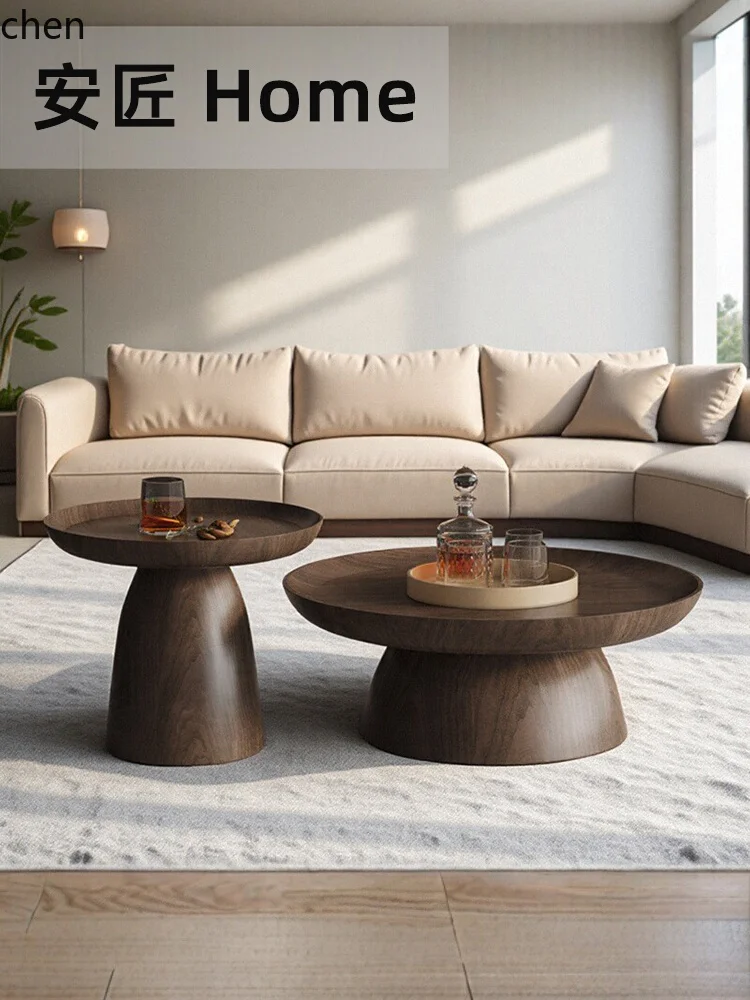 LXC minimalist round coffee table living room household small apartment creative high-end medium and retro
LXC minimalist round coffee table living room household small apartment creative high-end medium and retro