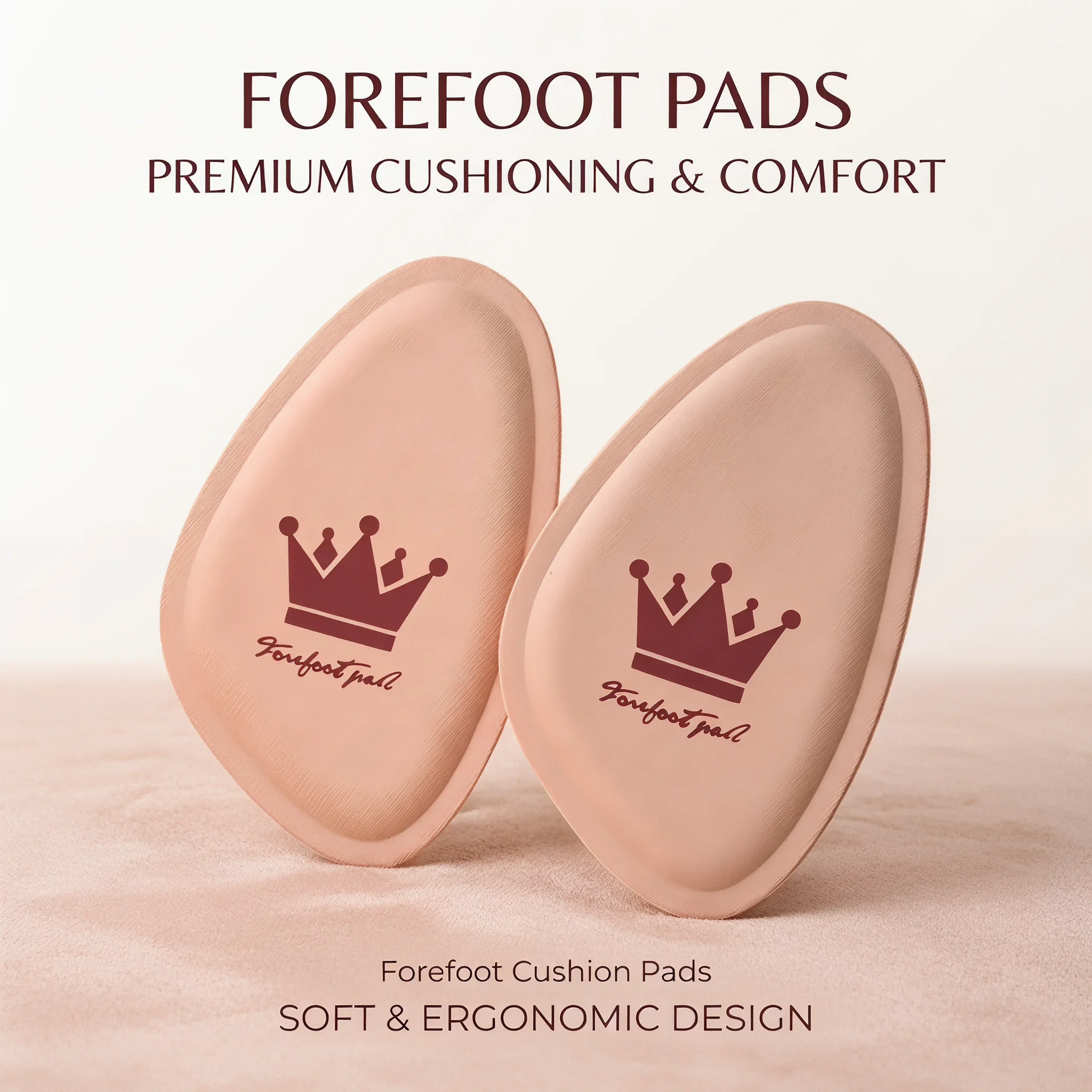 High Heel Forefoot Cushion Pads, Non-Slip Soft Sponge Insoles Pain Relief Shoe Size Reducer Foot Care Tools
High Heel Forefoot Cushion Pads, Non-Slip Soft Sponge Insoles Pain Relief Shoe Size Reducer Foot Care Tools