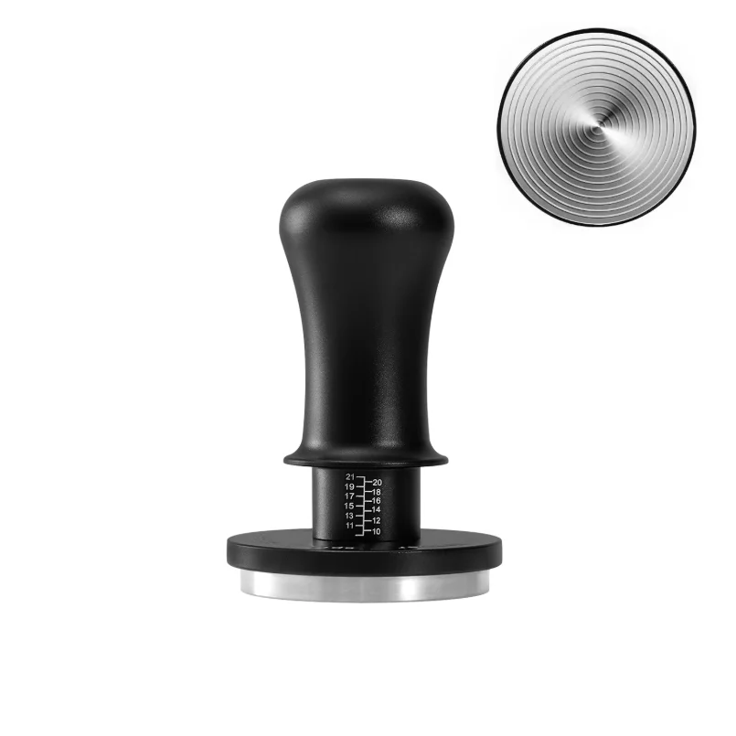 Barista Self-leveling Tamper Spring-loaded Espresso Coffee Tamper Constant Pressure 30lbs With Clear Scale 51mm 53mm 58mm
Barista Self-leveling Tamper Spring-loaded Espresso Coffee Tamper Constant Pressure 30lbs With Clear Scale 51mm 53mm 58mm
