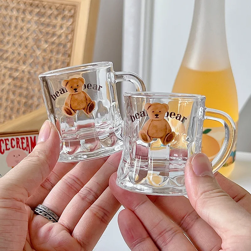 Cute Bear Glass Wine Cup, Fruit Wine Cup, Home Dining and Broadcasting Decoration Set of 6 Gifts, Instagram Style
Cute Bear Glass Wine Cup, Fruit Wine Cup, Home Dining and Broadcasting Decoration Set of 6 Gifts, Instagram Style
