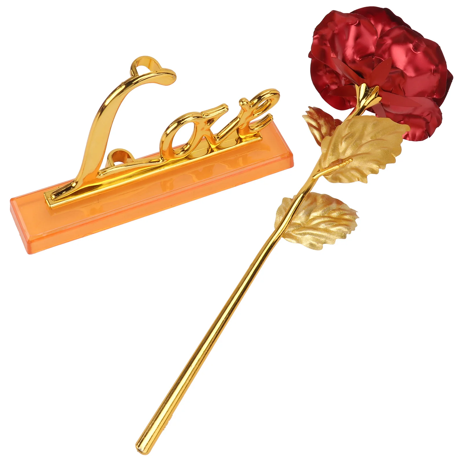 24K Gold Foil Rose Dark Red Sturdy Construction Golden Vase Love Display Perfect Gift Golden Rose Gold Dipped Roses
24K Gold Foil Rose Dark Red Sturdy Construction Golden Vase Love Display Perfect Gift Golden Rose Gold Dipped Roses