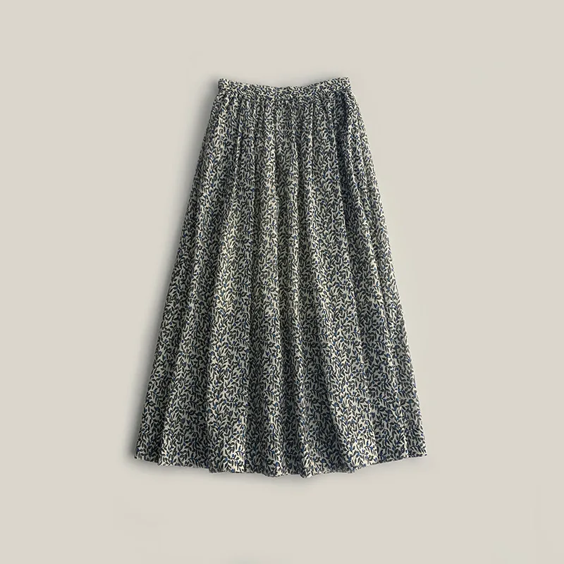 Withered High Waisted Floral Cotton Comfortable Half Skirt 2026 Summer New Item Slimming Mid Length A-line Skirt For Women
Withered High Waisted Floral Cotton Comfortable Half Skirt 2026 Summer New Item Slimming Mid Length A-line Skirt For Women
