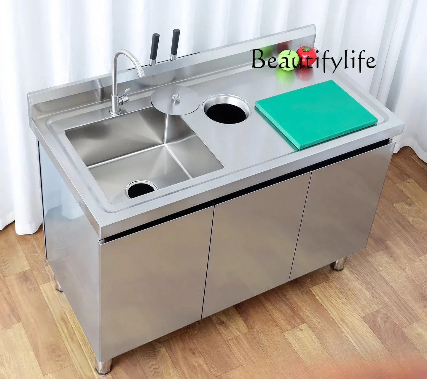 RR Stainless Steel Fruit Cutting Table Checkout Page Console Workbench, Sink Sink Sink Integrated Locker Table
RR Stainless Steel Fruit Cutting Table Checkout Page Console Workbench, Sink Sink Sink Integrated Locker Table