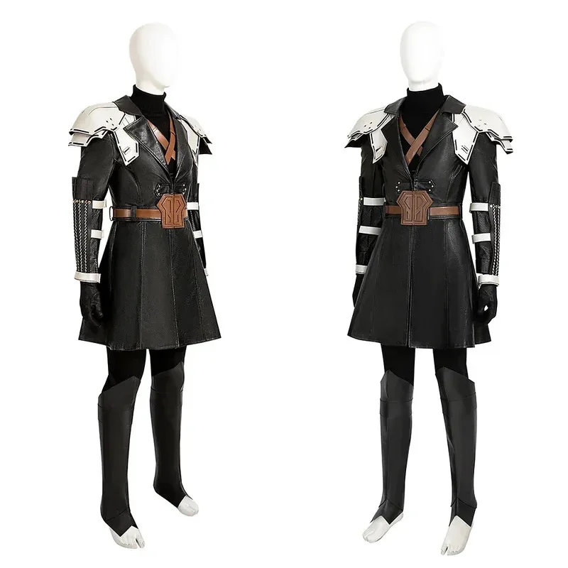 Костюм для косплея Game Fantasy Sephiroth FF7, кожаное пальто, костюмы, аксессуары, ботинки, парик, наряд на Хэллоуин Comic Con, индивидуальный размер
Костюм для косплея Game Fantasy Sephiroth FF7, кожаное пальто, костюмы, аксессуары, ботинки, парик, наряд на Хэллоуин Comic Con, индивидуальный размер