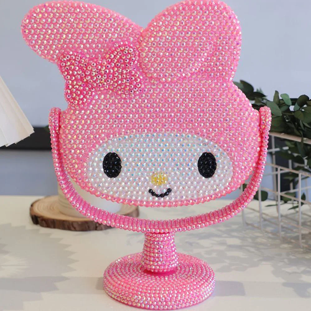 Kawaii Vanity Mirror Cartoon Shiny Rhinestones Cute Beauty Handheld Mirror Diamond Pink Flip Lovely Birthday Gifts
Kawaii Vanity Mirror Cartoon Shiny Rhinestones Cute Beauty Handheld Mirror Diamond Pink Flip Lovely Birthday Gifts