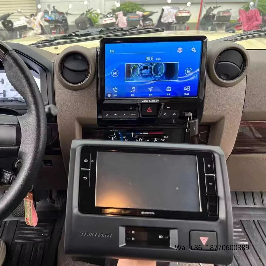 9 Inch Car Dvd Player Android Radio Touch Screen Gps Navigation Carplay for Toyota Land Cruiser LC76/LC75/LC70/LC79
9 Inch Car Dvd Player Android Radio Touch Screen Gps Navigation Carplay for Toyota Land Cruiser LC76/LC75/LC70/LC79