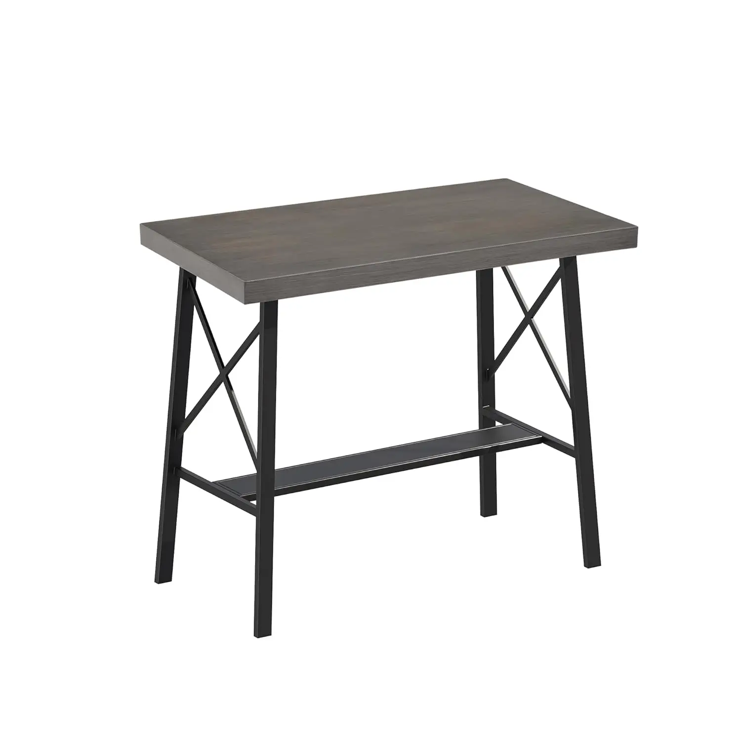 Rectangle Counter Height Bar Table All-Weather Pub Dining for Garden Yard Balcony Poolside Indoor Grey Wood-Like Top, Customized
Rectangle Counter Height Bar Table All-Weather Pub Dining for Garden Yard Balcony Poolside Indoor Grey Wood-Like Top, Customized