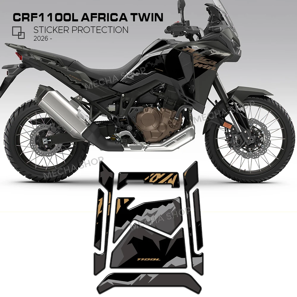 For Africa Twin CRF 1100 L 2026 3D Resin Sticker Tank Pad Decal Waterproof Protection
For Africa Twin CRF 1100 L 2026 3D Resin Sticker Tank Pad Decal Waterproof Protection