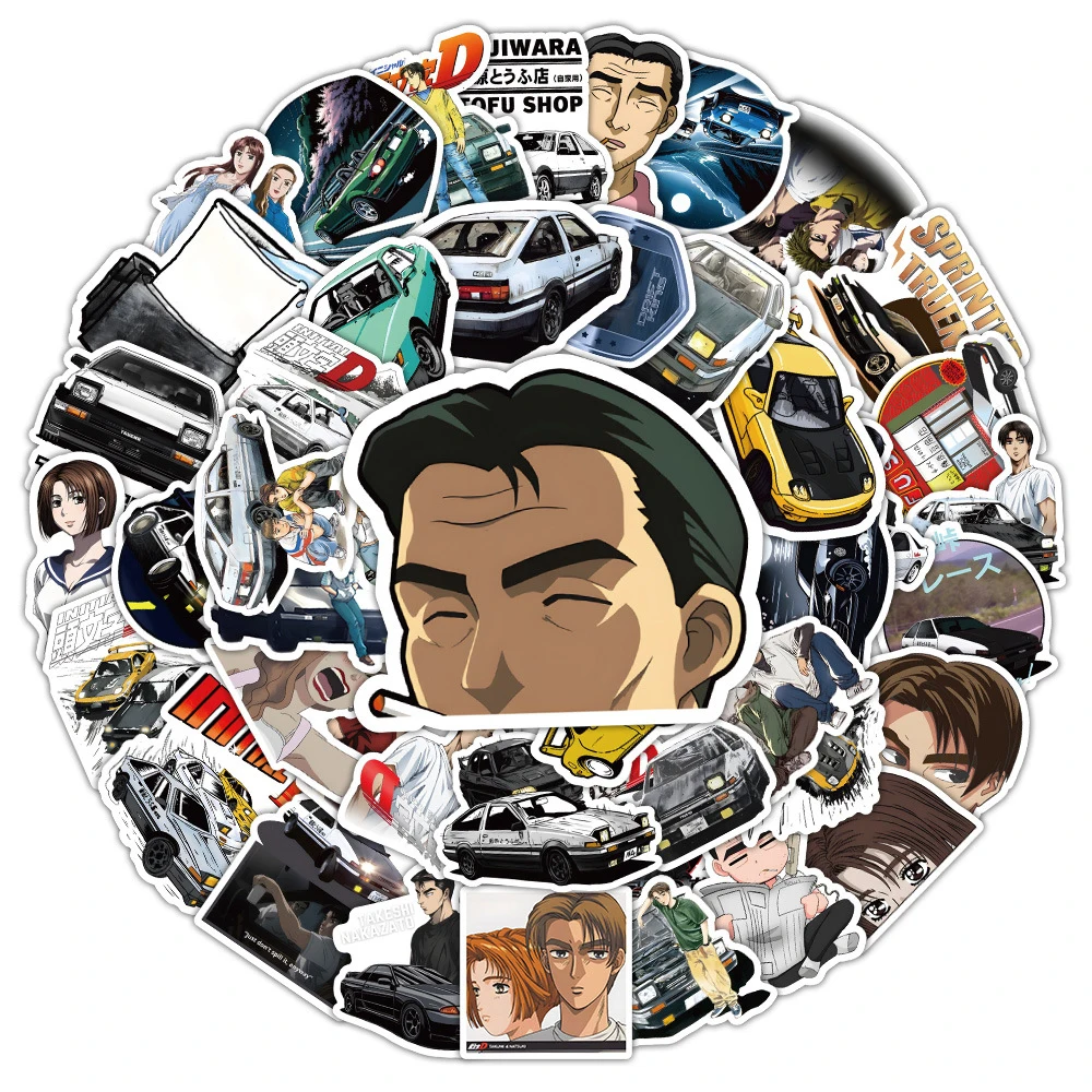 10/30/60pcs Initial D Anime Stickers Cool Japanese Racing Car Manga Sticker DIY Helmet Phone Suitcase Bike Cartoon Decals Toys
10/30/60pcs Initial D Anime Stickers Cool Japanese Racing Car Manga Sticker DIY Helmet Phone Suitcase Bike Cartoon Decals Toys