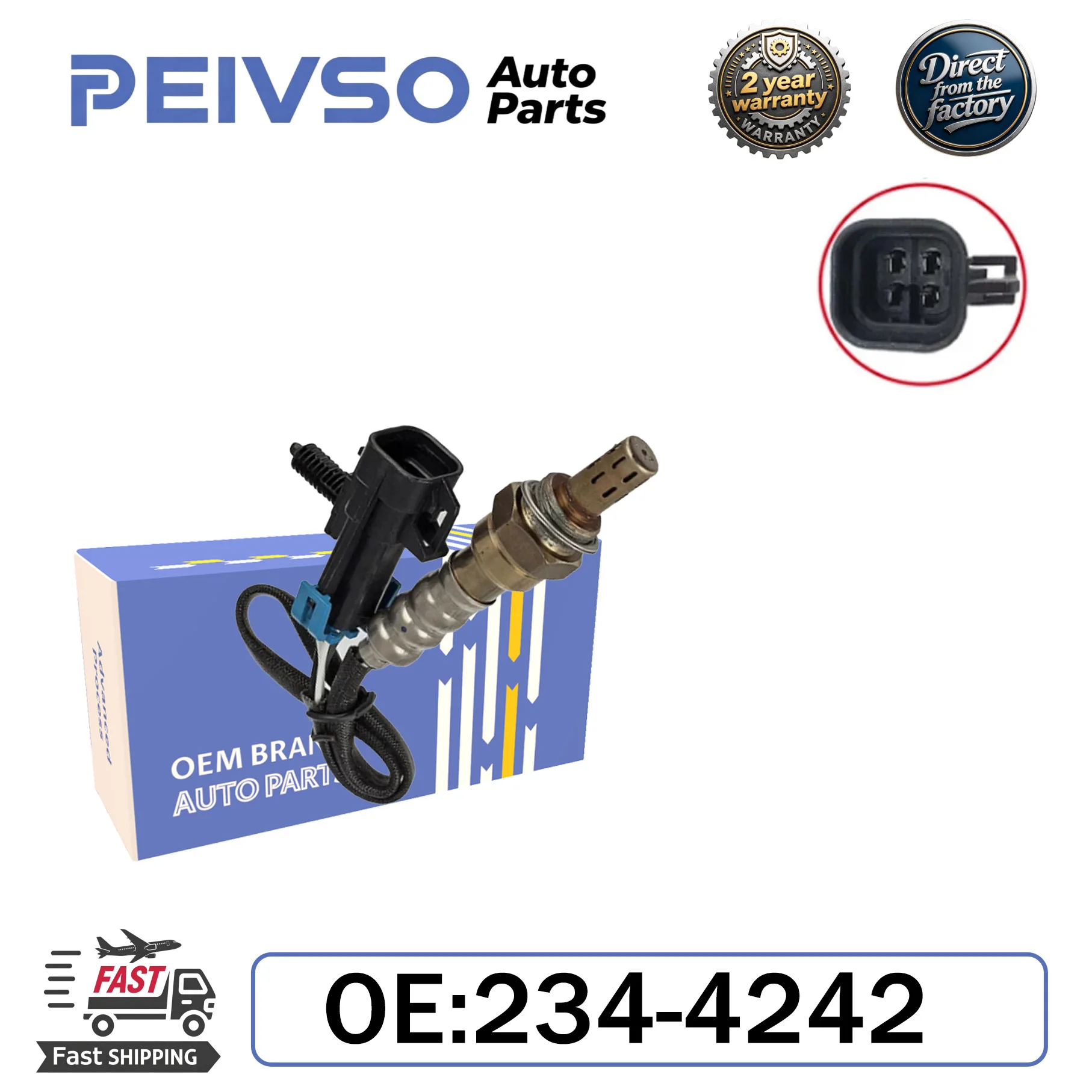 PEIVSO New High Quality Oxygen Sensor O2 Sensor 234-4242 Fit For Chevrolet Malibu Equinox 2008-2013
PEIVSO New High Quality Oxygen Sensor O2 Sensor 234-4242 Fit For Chevrolet Malibu Equinox 2008-2013