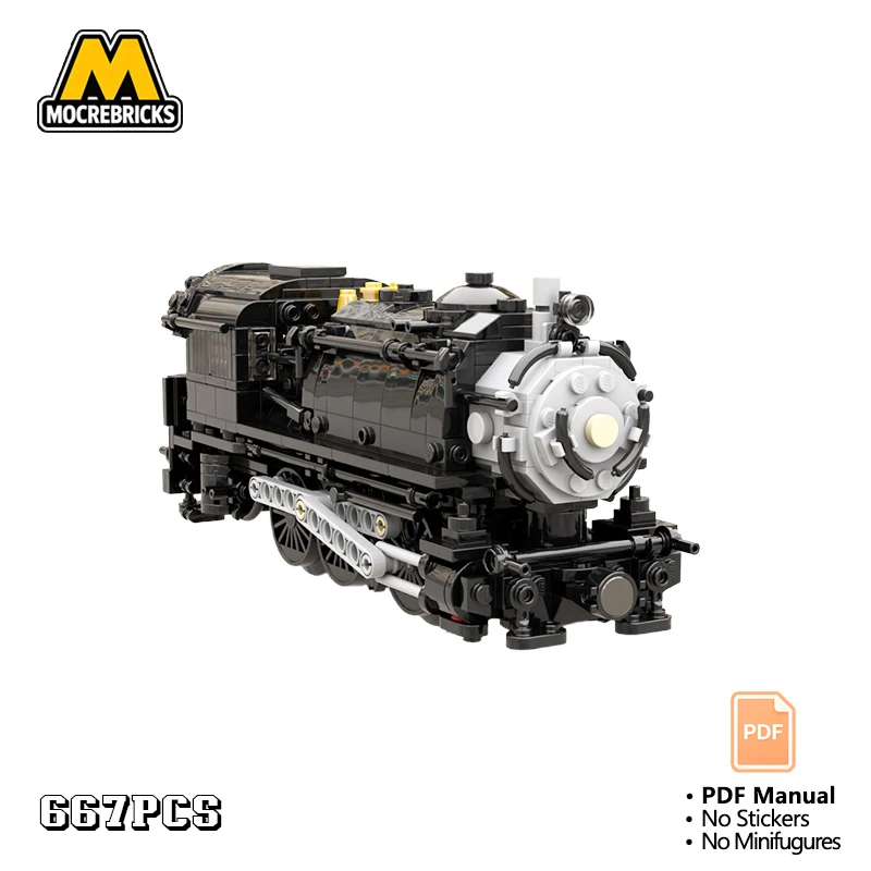 MOC 1 48 Motorized B8a Steam Locomotive Train Building Blocks Retro 0 6 0 Tank Engine Heavy Railway Bricks Toy Adult Gift
MOC 1 48 Motorized B8a Steam Locomotive Train Building Blocks Retro 0 6 0 Tank Engine Heavy Railway Bricks Toy Adult Gift