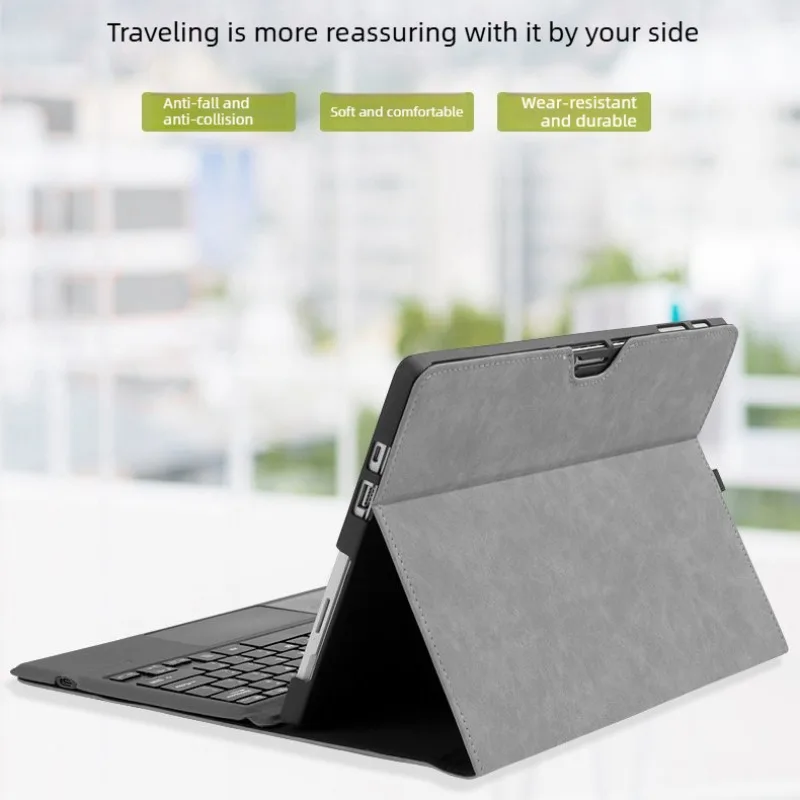 Suitable for Microsoft Surface Pro 4/5/6/7/8/9/10 tablet protective cover, 13 inch PU leather tablet holder cover
Suitable for Microsoft Surface Pro 4/5/6/7/8/9/10 tablet protective cover, 13 inch PU leather tablet holder cover