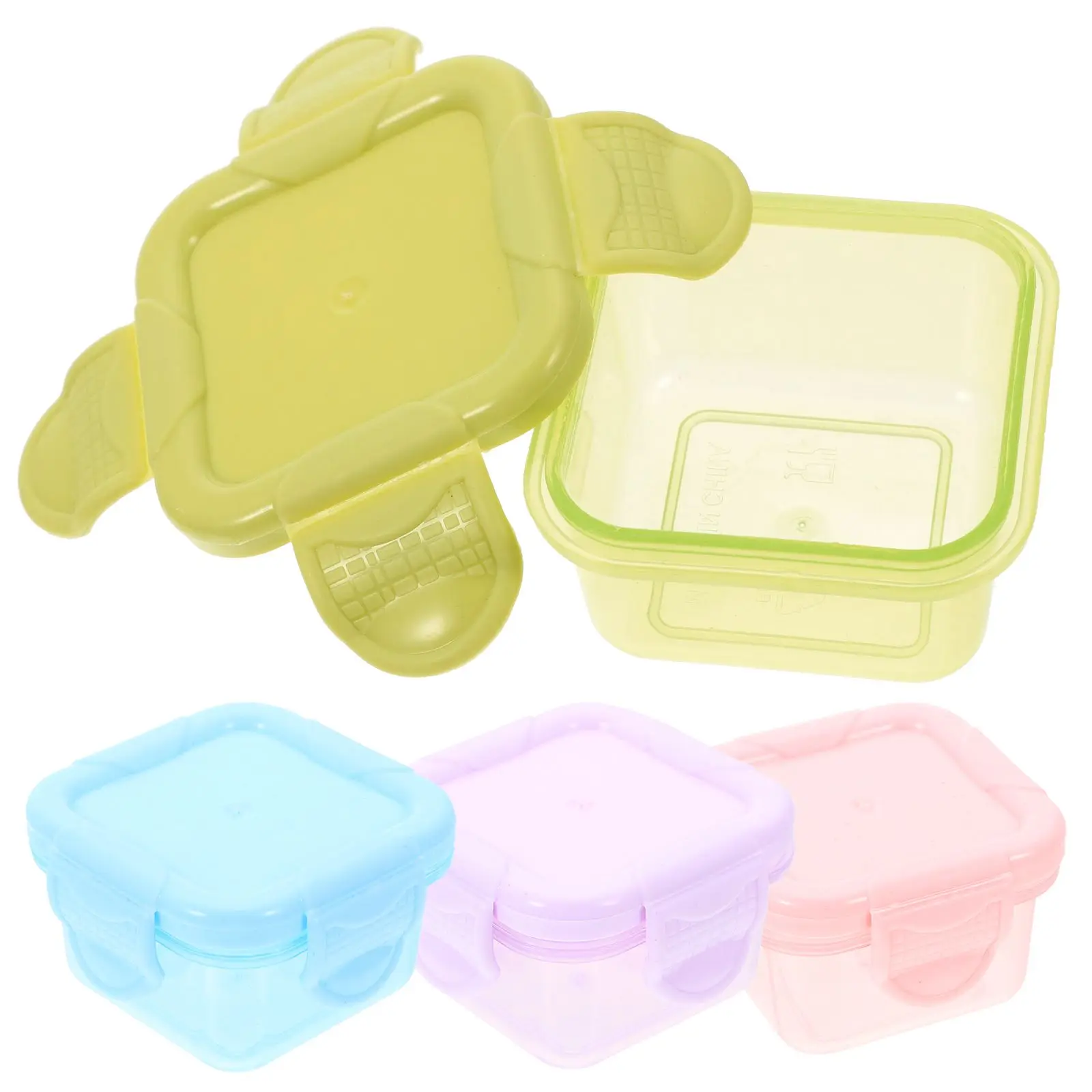 4 Pcs Food Storage Boxes Sealed Lightweight Portable Mini Containers For Baby Sauce Powder Reusable Fridge Organizers Storage
4 Pcs Food Storage Boxes Sealed Lightweight Portable Mini Containers For Baby Sauce Powder Reusable Fridge Organizers Storage