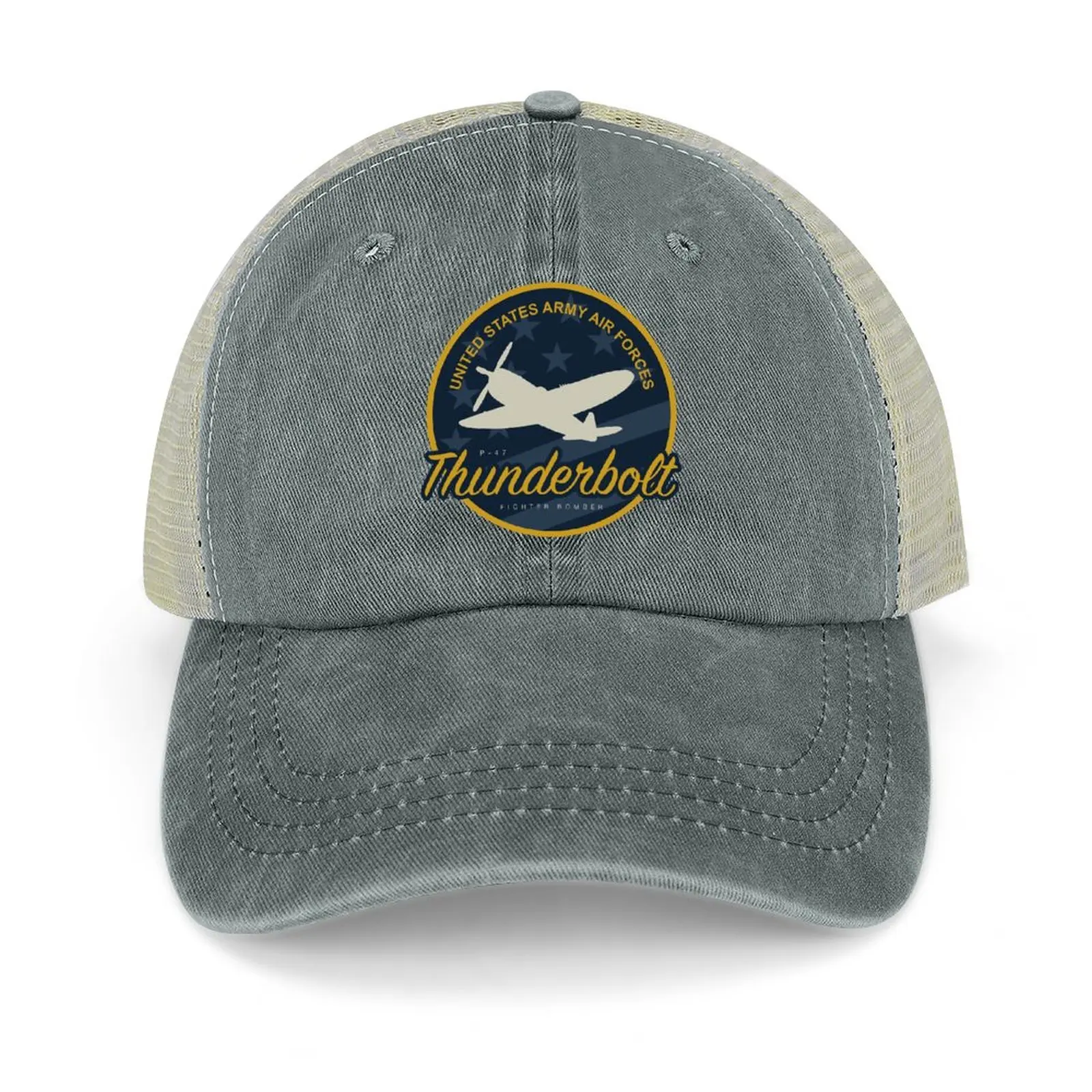 

P-47 Thunderbolt Cowboy Hat beach hat Hat Beach Cap For Men Women'S
