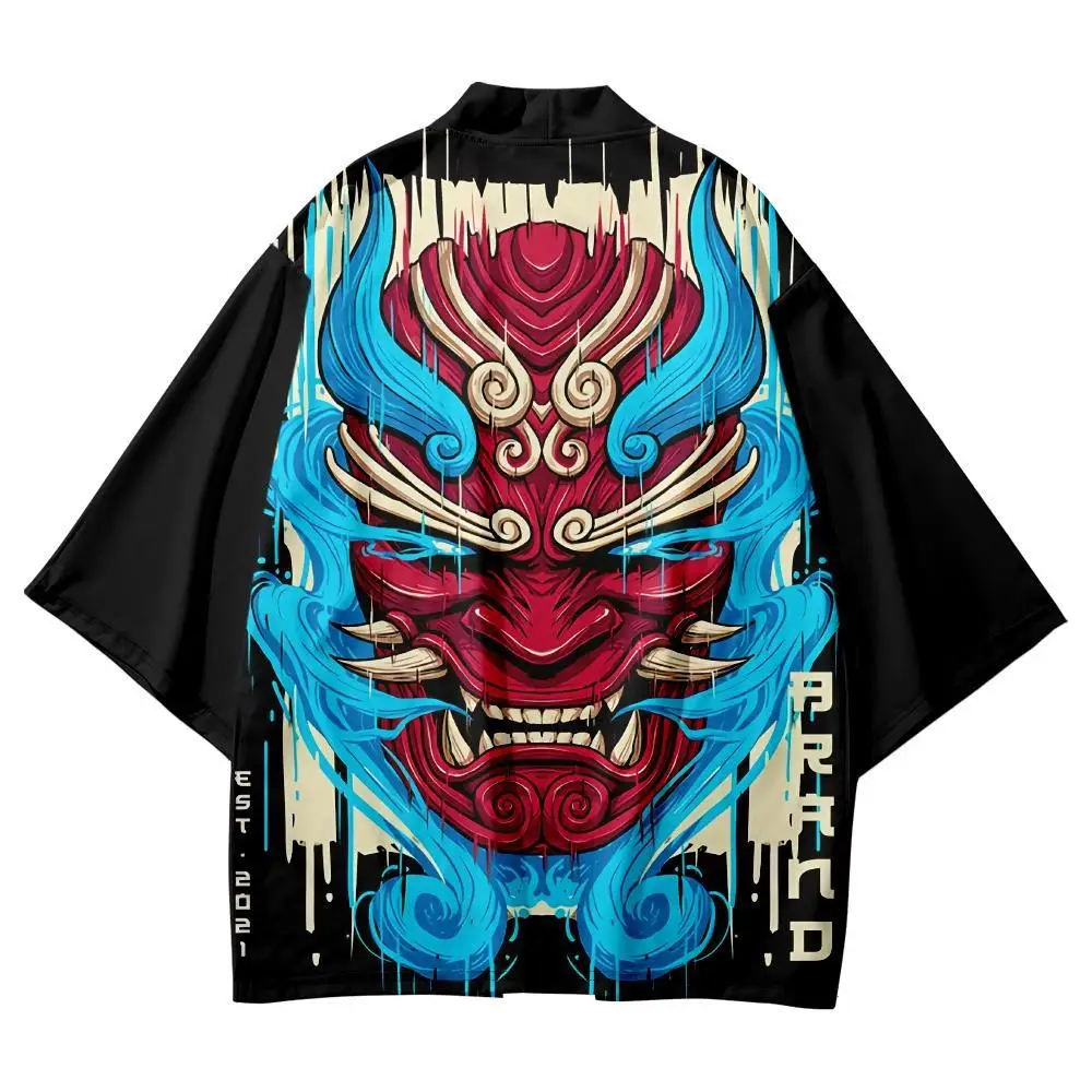 Streetwear Demon Print Traditional Haori Women Men Japanese Style Anime Clothing Male Female Cosplay Cardigan Kimono
Streetwear Demon Print Traditional Haori Women Men Japanese Style Anime Clothing Male Female Cosplay Cardigan Kimono
