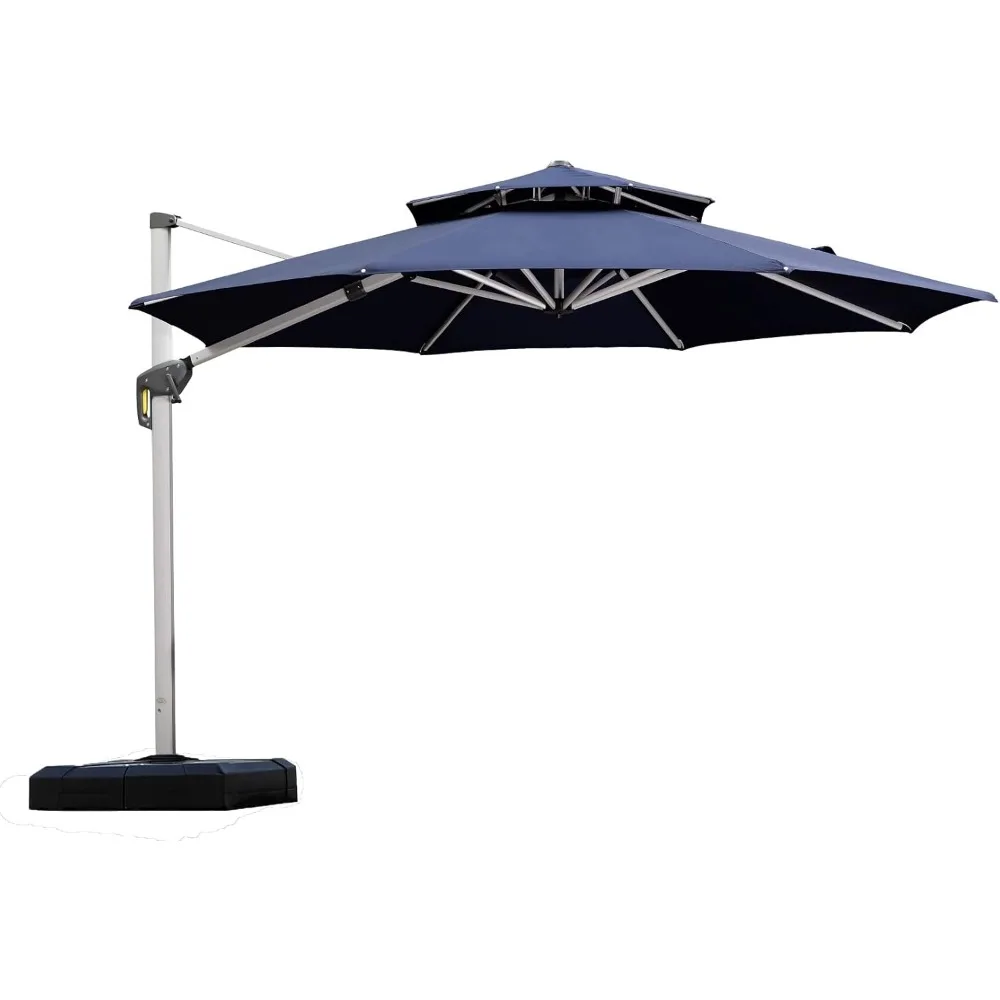 11 Feet Patio Umbrella Outdoor Round Umbrella Large Cantilever Umbrella Windproof Offset Heavy Duty Sun for Garden Deck Pool Pa
11 Feet Patio Umbrella Outdoor Round Umbrella Large Cantilever Umbrella Windproof Offset Heavy Duty Sun for Garden Deck Pool Pa