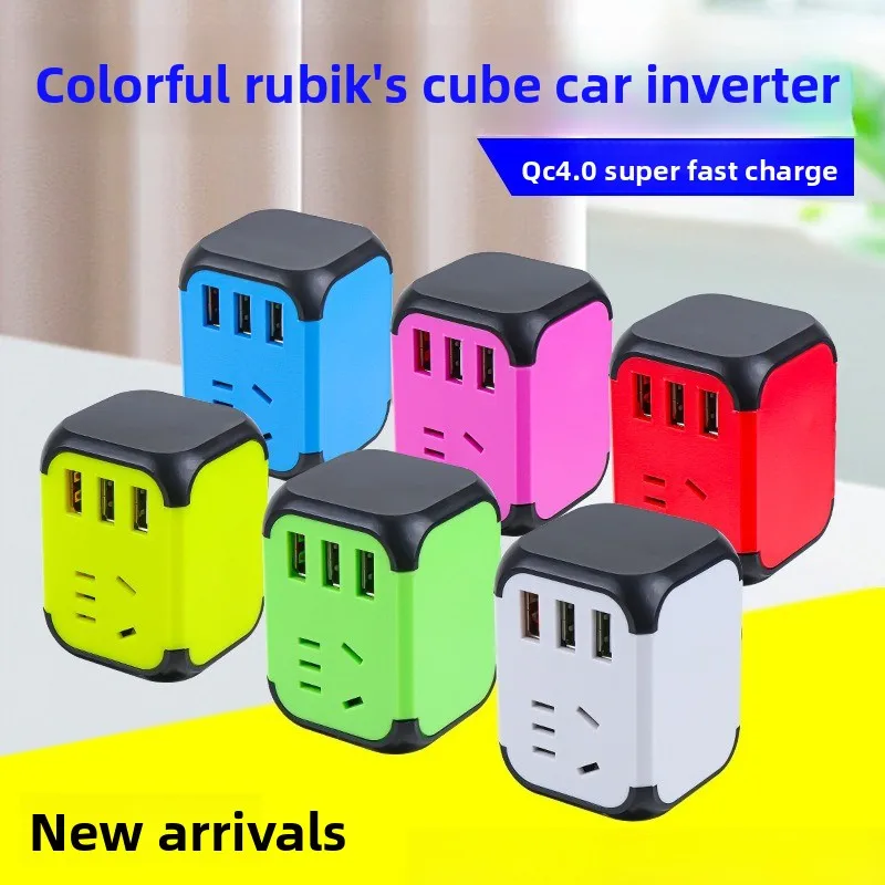 Автомобильный инвертор DC12V24V в AC220V, трансформатор преобразования мощности для автомобиля, грузовика, USB-разъем для быстрой зарядки, флэш-зарядка
Автомобильный инвертор DC12V24V в AC220V, трансформатор преобразования мощности для автомобиля, грузовика, USB-разъем для быстрой зарядки, флэш-зарядка