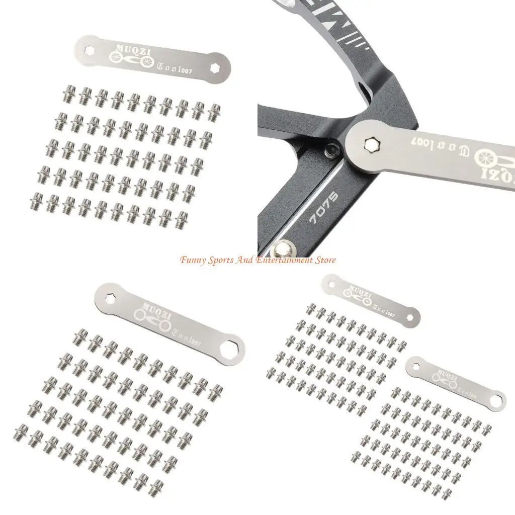 C4DE Bike Pedals Grips Studs with Wrenches Antislip Hexagonal Bolt For Cycling
C4DE Bike Pedals Grips Studs with Wrenches Antislip Hexagonal Bolt For Cycling