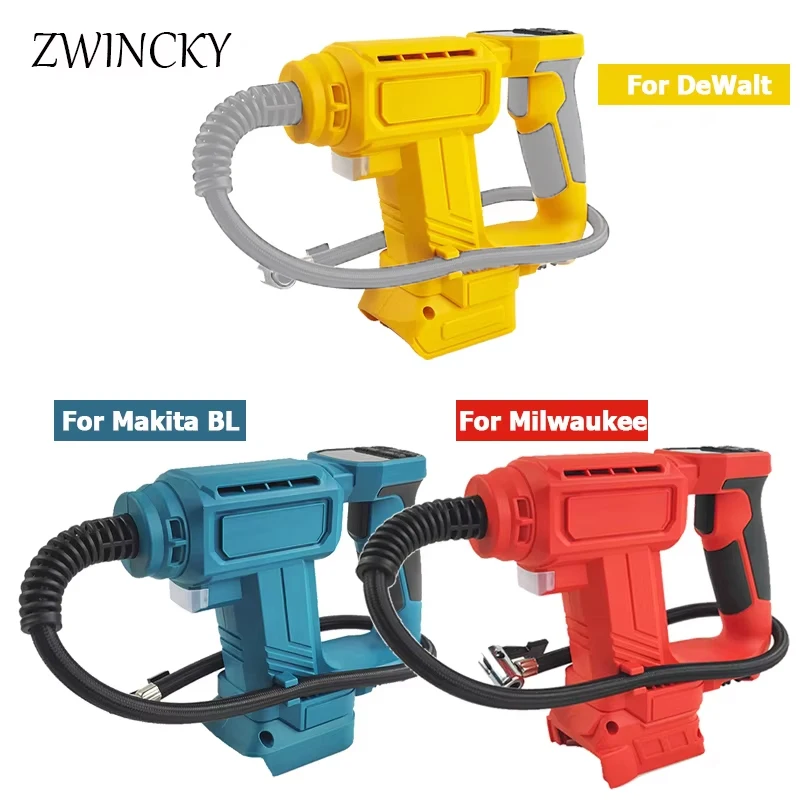 Cordless Car Tire For Makita /Dewalt /Milwaukee 18V Battery Inflator Portable Air Compressor Digital Electric Air Pump
Cordless Car Tire For Makita /Dewalt /Milwaukee 18V Battery Inflator Portable Air Compressor Digital Electric Air Pump