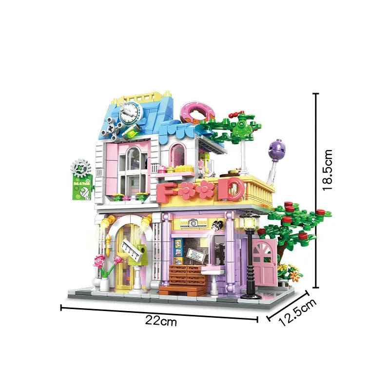 Серия City Street View, пляжный магазин, строительные блоки, мини-архитектурная модель, магазин игрушек, креативный подарок для детей
Серия City Street View, пляжный магазин, строительные блоки, мини-архитектурная модель, магазин игрушек, креативный подарок для детей