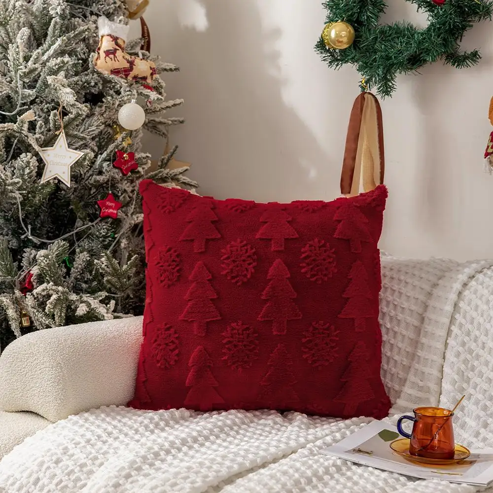Christmas Snowflake Tree Throw Pillow Cover Soft Plush Solid Color Cushion Case Home Decor Pillowcas Romantic Cushion Covers
Christmas Snowflake Tree Throw Pillow Cover Soft Plush Solid Color Cushion Case Home Decor Pillowcas Romantic Cushion Covers