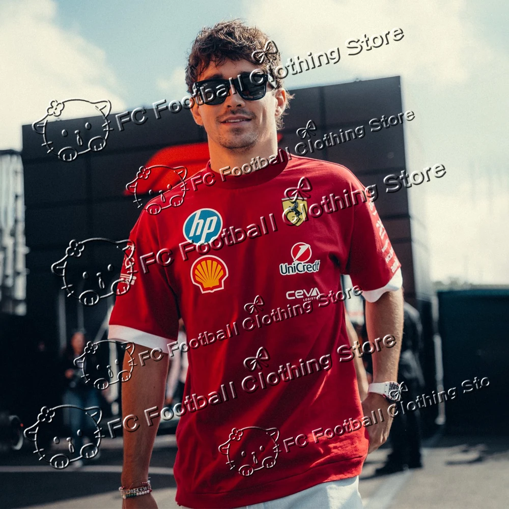 Мужская быстросохнущая футболка Ferrari F1 Racing Team с короткими рукавами, дышащая, повседневные, спортивные, удобные повседневные топы
Мужская быстросохнущая футболка Ferrari F1 Racing Team с короткими рукавами, дышащая, повседневные, спортивные, удобные повседневные топы