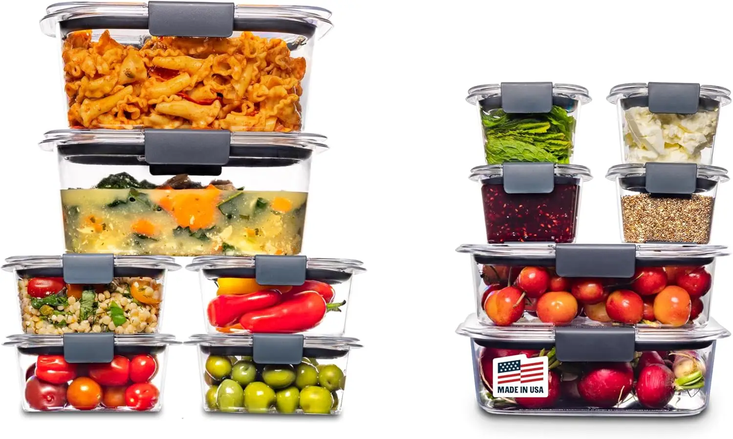 BPA-Free Airtight Food Storage Containers, 24-Piece Set for Meal Prep, Lunch & Leftovers
BPA-Free Airtight Food Storage Containers, 24-Piece Set for Meal Prep, Lunch & Leftovers