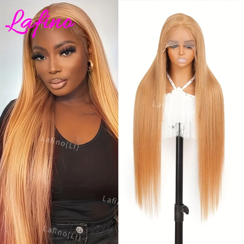13x6 Hd Lace Frontal Wigs For Women 200% Density 27# Colored Lace Front Wigs Honey Blonde Wig Human Hair Bone Straight Wigs
13x6 Hd Lace Frontal Wigs For Women 200% Density 27# Colored Lace Front Wigs Honey Blonde Wig Human Hair Bone Straight Wigs