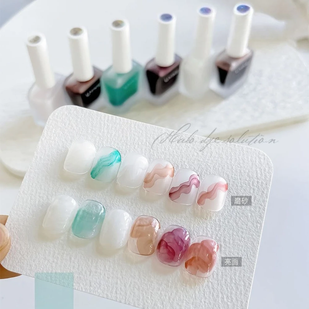 6Colors Nail Polish Watercolor Ink Blooming Gel Smudge Bubble Smoke Effect Nail Art DIY Marble Hybrid Varnish for Manicure
6Colors Nail Polish Watercolor Ink Blooming Gel Smudge Bubble Smoke Effect Nail Art DIY Marble Hybrid Varnish for Manicure