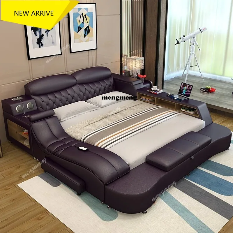 M138 Luxury Massager Double Bed Headboard Frame Queen King Size Twin Double Bed Twin Modern Letto Matrimoniale Furniture For Bed
M138 Luxury Massager Double Bed Headboard Frame Queen King Size Twin Double Bed Twin Modern Letto Matrimoniale Furniture For Bed