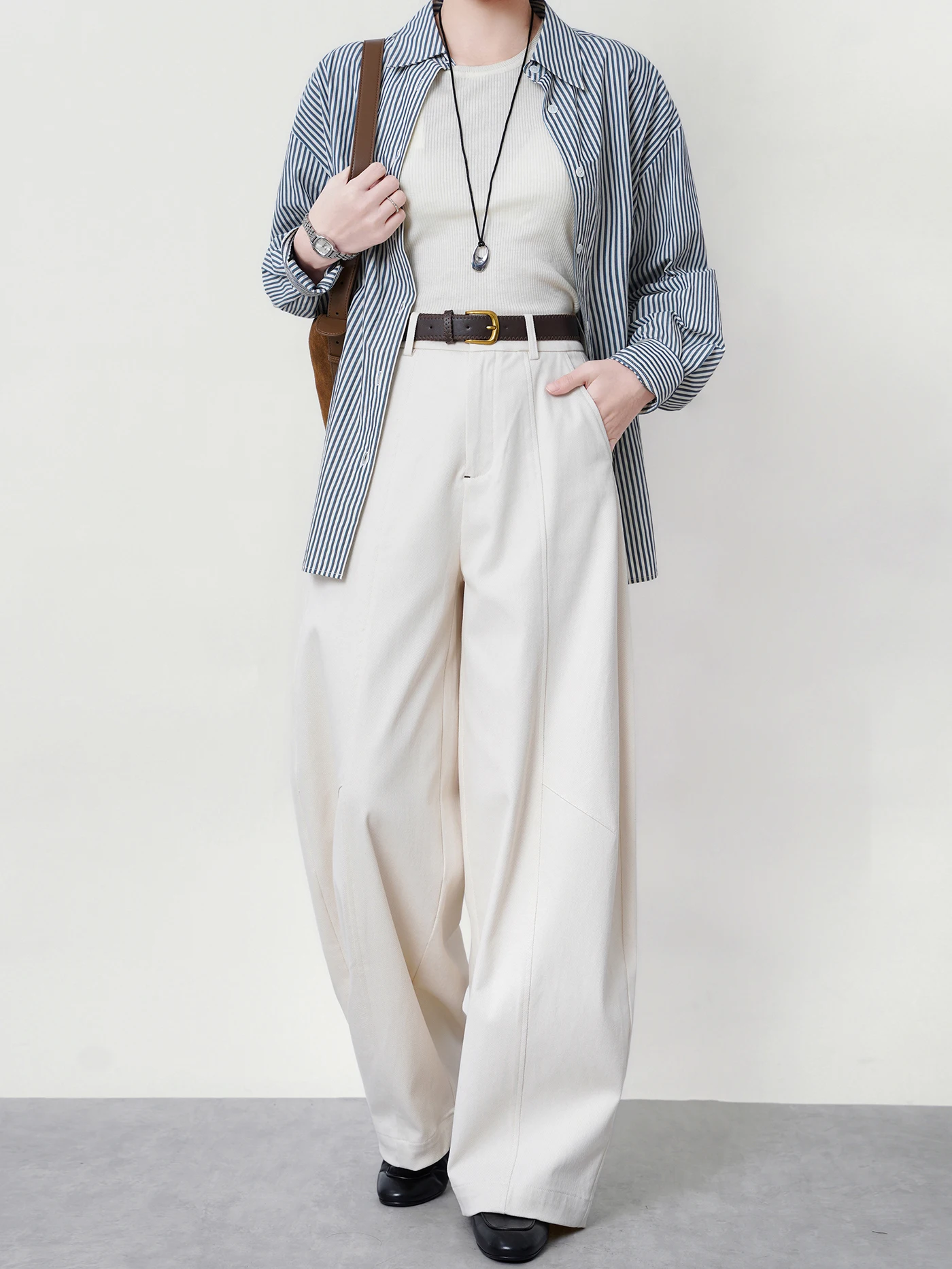 High Waist Wide Leg Casual Sle Waed Loose Women's Pants Knife Balloon Slimming Cotton Straight Tube Long Trousers
High Waist Wide Leg Casual Sle Waed Loose Women's Pants Knife Balloon Slimming Cotton Straight Tube Long Trousers