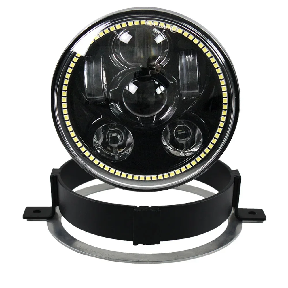 Atubeix Black 5.75 inch Led Headlight H4 High Low Beam +DRL With Bracket Compatible For Honda VTX 1800 VTX 1300 Motorcycle
Atubeix Black 5.75 inch Led Headlight H4 High Low Beam +DRL With Bracket Compatible For Honda VTX 1800 VTX 1300 Motorcycle