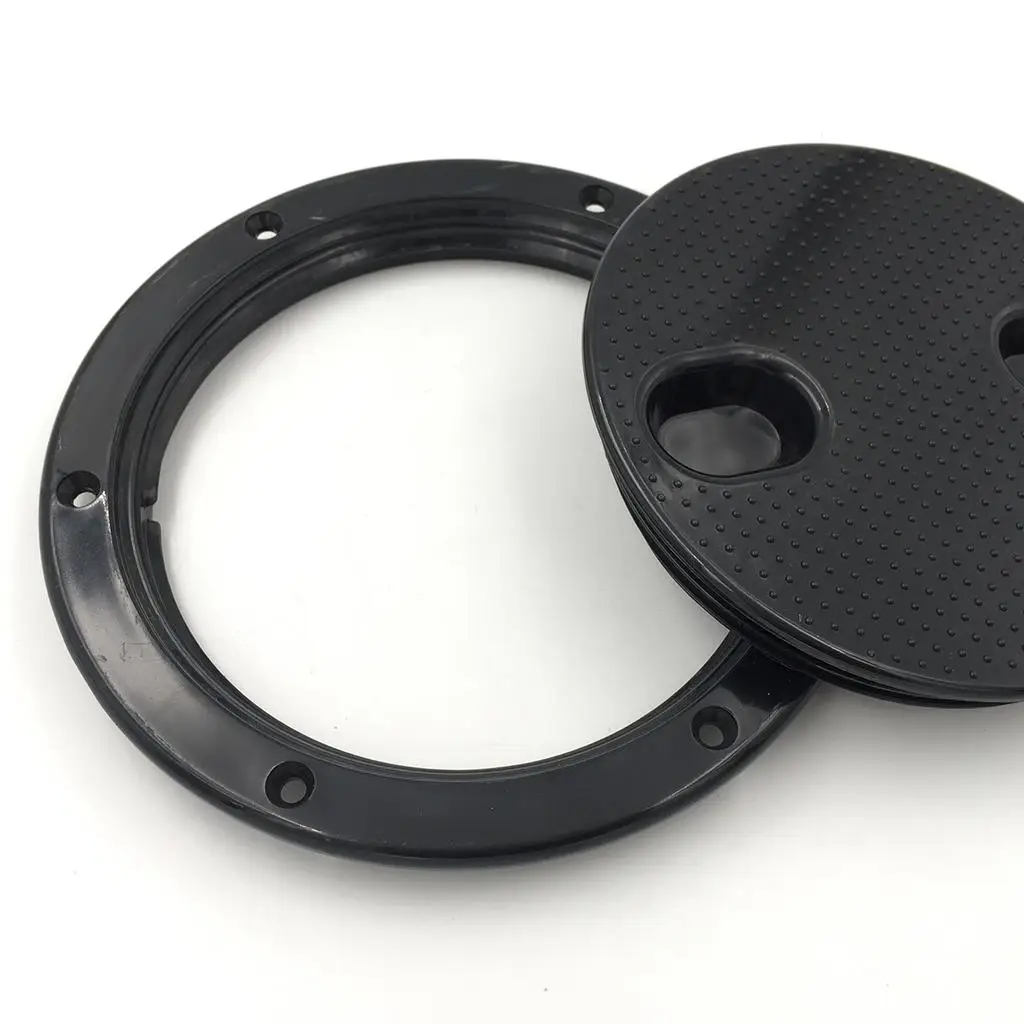 Screw Out Deck Plate 6 Inch Round Inspection Hatch Engineering Plastics Anti Aging Access Cover for Boat Hatch Latch
Screw Out Deck Plate 6 Inch Round Inspection Hatch Engineering Plastics Anti Aging Access Cover for Boat Hatch Latch