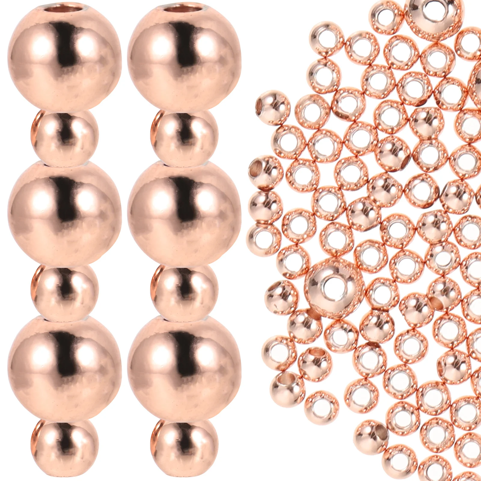 200pcs Round Spacer Beads Copper Jewelry Making Supplies Metal Bead Spacers Bulk Circle Beads for Bracelets Necklace
200pcs Round Spacer Beads Copper Jewelry Making Supplies Metal Bead Spacers Bulk Circle Beads for Bracelets Necklace