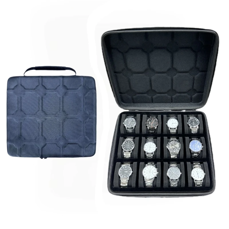 12 Slot Watch Box Watch Organizers Watch Case EVA Oxford Cloth Watch Protections Box Watch Display Case for Storaging
12 Slot Watch Box Watch Organizers Watch Case EVA Oxford Cloth Watch Protections Box Watch Display Case for Storaging
