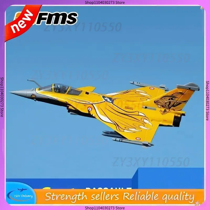 Fms 80 мм французский истребитель Rafale, радиоуправляемый самолет, масштаб 1/10, бесщеточный двигатель, дистанционное управление, модель с фиксированным крылом, Pnp/полусобранная игрушка 
Fms 80 мм французский истребитель Rafale, радиоуправляемый самолет, масштаб 1/10, бесщеточный двигатель, дистанционное управление, модель с фиксированным крылом, Pnp/полусобранная игрушка
